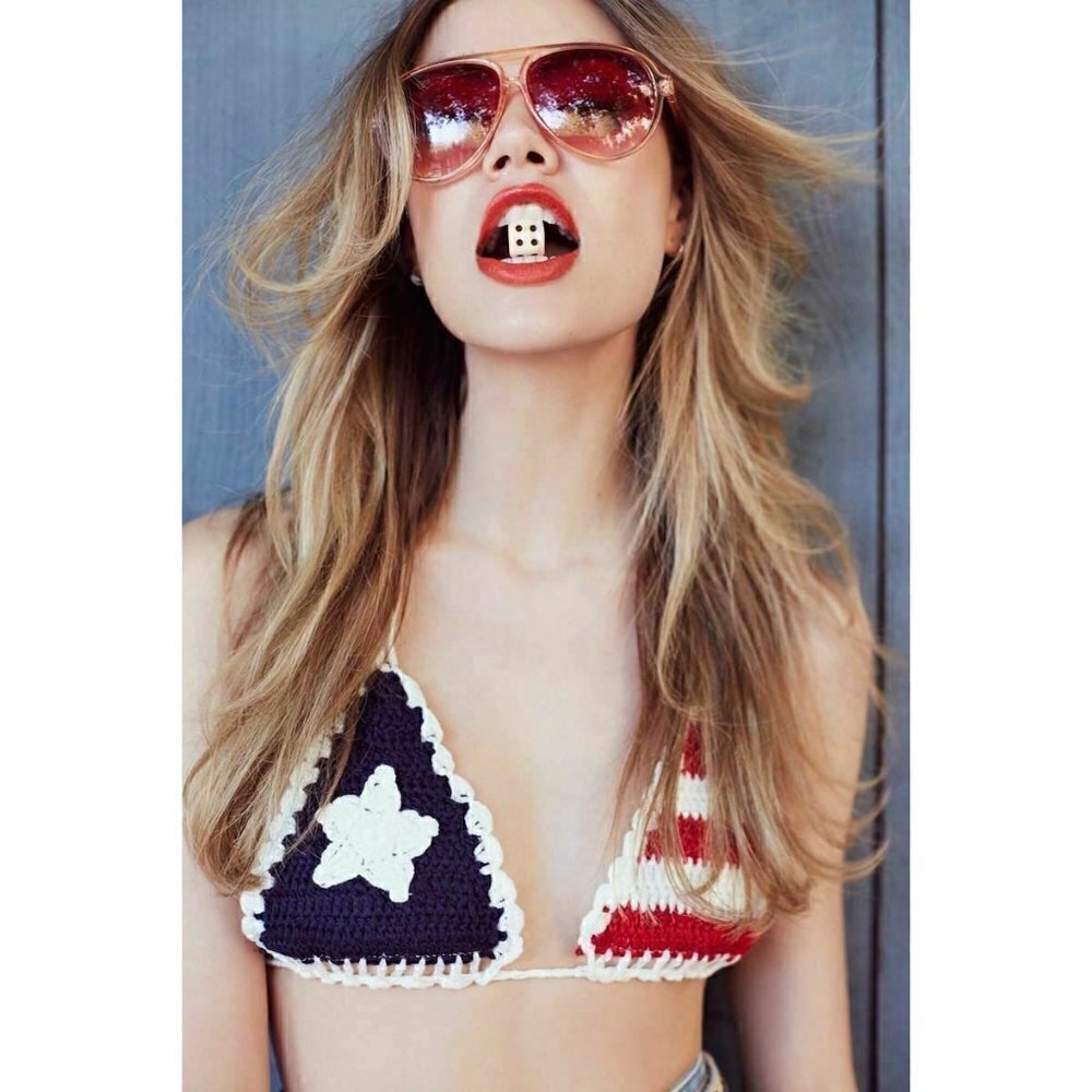 Nasty Gal Stolen Hearts Women's Flagging Rights Cr - Picture 2 of 6